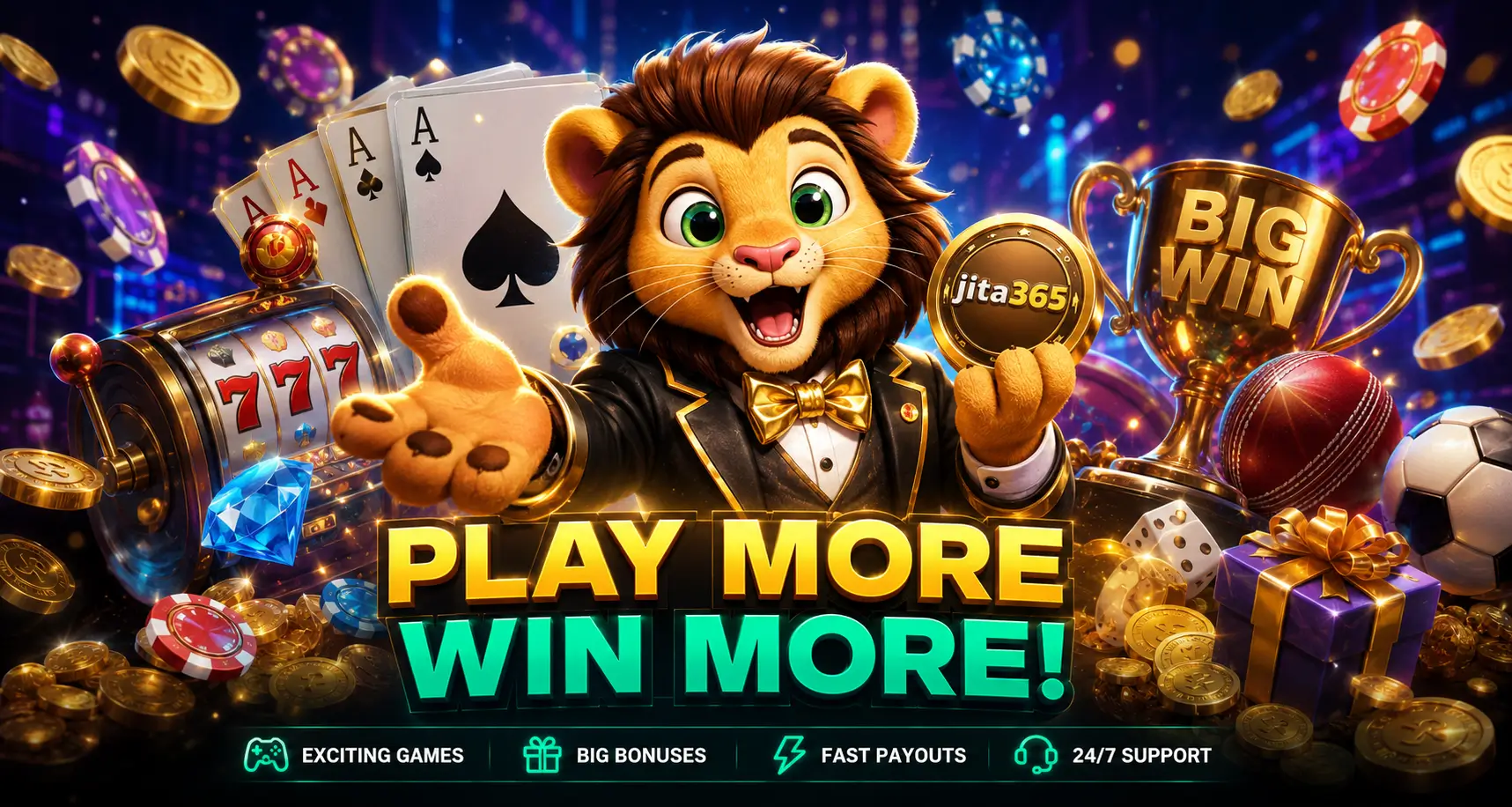 Jita365 — Play More, Win More. Exciting games, big bonuses, fast payouts, 24/7 support.